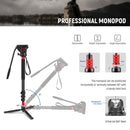 Neewer TP71 71.6" Pro Camera Monopod with Fluid Head