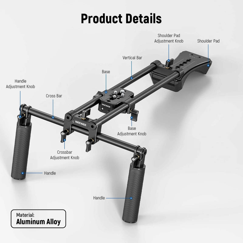 Neewer SR004 Universal Shoulder Rig Kit