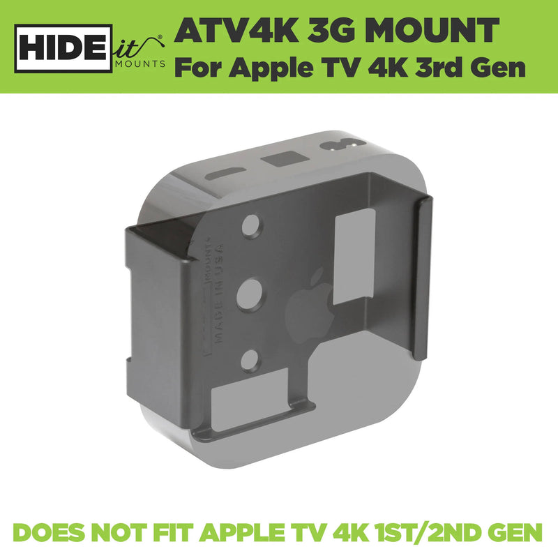 HIDEit Mounts ATV4K 3G VESA/Wall Mount for 2022 3rd Gen Apple TV 4K