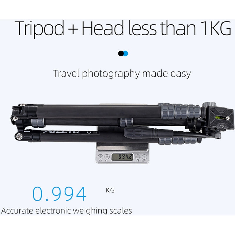 XILETU X224CLS1 Outdoor Carbon Fiber Tripod