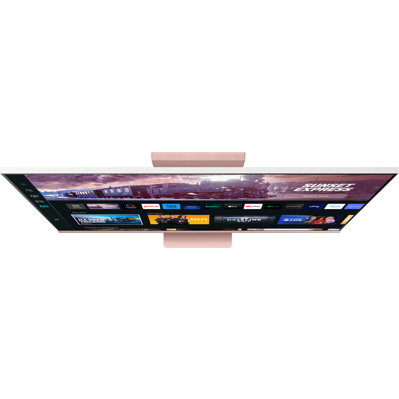 Samsung M80C 32" 4K HDR Smart Monitor with Webcam (Sunset Pink)