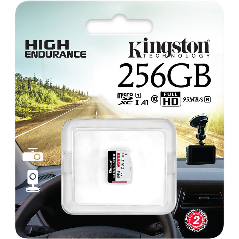 Kingston 256GB High Endurance UHS-I microSDXC Card