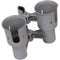 RoboCup Clamp-On Dual-Cup & Drink Holder (Gray)