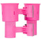 RoboCup Clamp-On Dual-Cup & Drink Holder (Hot Pink)