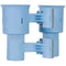 RoboCup Clamp-On Dual-Cup & Drink Holder (Light Blue)
