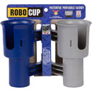 RoboCup Clamp-On Dual-Cup & Drink Holder (Navy & Gray)