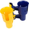RoboCup Clamp-On Dual-Cup & Drink Holder (Yellow & Navy)