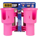 RoboCup Dual-Cup Portable Caddy (Hot Pink, EZ-Spring)