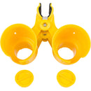RoboCup Clamp-On Dual-Cup & Drink Holder (Yellow)