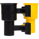 RoboCup Clamp-On Dual-Cup & Drink Holder (Yellow & Black)