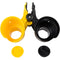 RoboCup Clamp-On Dual-Cup & Drink Holder (Yellow & Black)