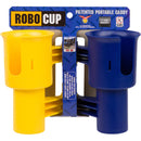 RoboCup Clamp-On Dual-Cup & Drink Holder (Yellow & Navy)