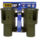 RoboCup Clamp-On Dual-Cup & Drink Holder (Olive)