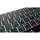 KB Covers DaVinici Resolve Backlit Pro Aluminum Keyboard for Windows (US English)