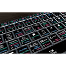 KB Covers DaVinici Resolve Backlit Pro Aluminum Keyboard for Windows (US English)