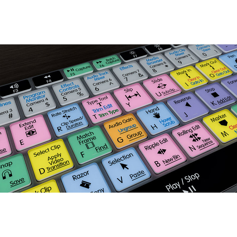 KB Covers Backlit Adobe Premiere Pro Keyboard (Windows)