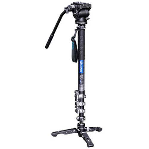 Leofoto MV-324C Carbon Fiber Monopod with BV-10 Fluid Video Head