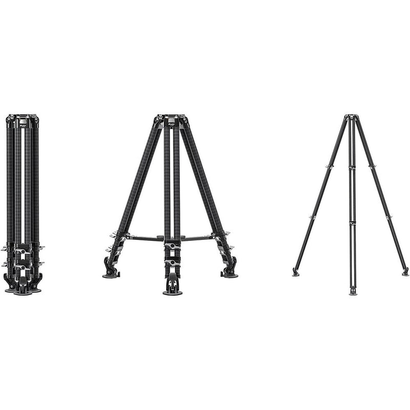Leofoto LVC-193C Carbon Fiber Twin-Leg Tripod with BV-15 Video Head System