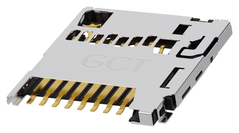 GCT MEM2080-00-128-00-A. MICRO SD, PUSH PUSH, SMT, CARD ENTRY NOR