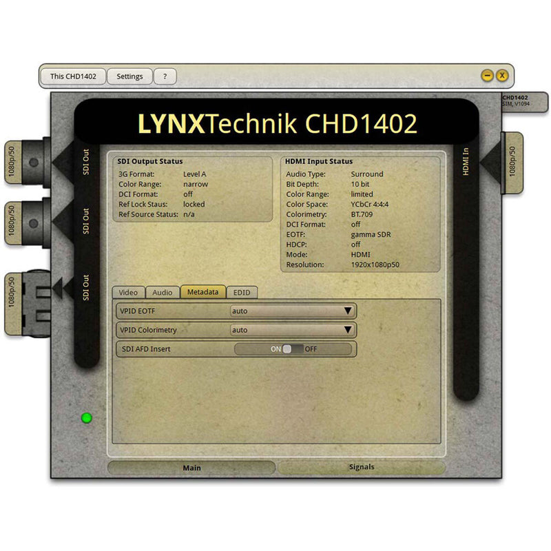 Lynx Technik AG yellobrik CHD 1402 HDMI to 12G-SDI Converter