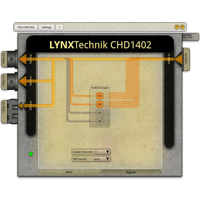 Lynx Technik AG yellobrik CHD 1402 HDMI to 12G-SDI Converter