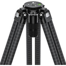 Leofoto LVC-253C Carbon Fiber Twin Leg Tripod with BV-15 Video Head System