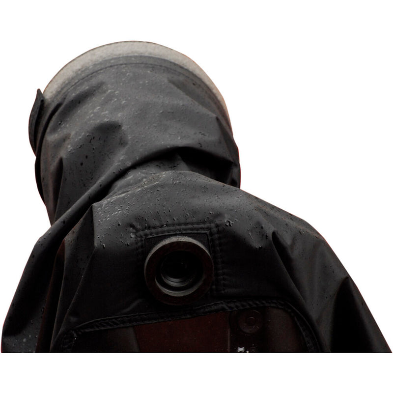 Newswear Short Lens Rain Poncho (Black)