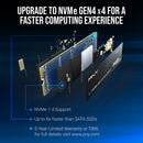 PNY 2TB CS2241 PCIe 4.0 M.2 Internal SSD