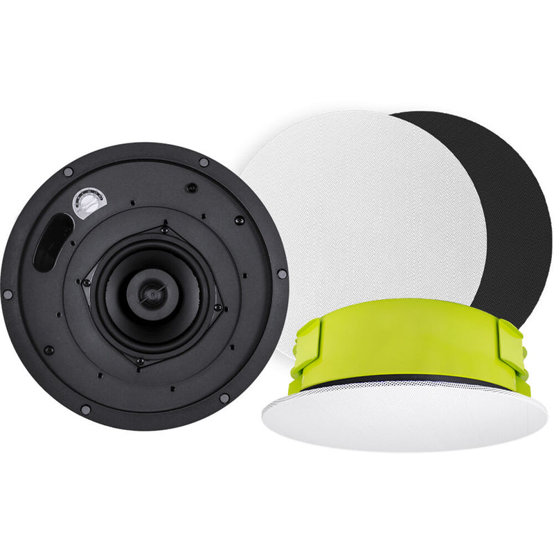 SoundTube Entertainment In-Ceiling Short Can Speaker with White Magnetic Grille (5.25")