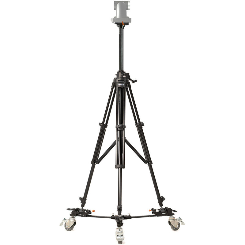 E-Image GA230-PTZ Aluminum Tripod with Rising Center Column Kit with Dolly