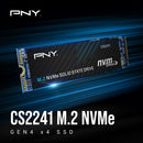 PNY 4TB CS2241 PCIe 4.0 M.2 Internal SSD