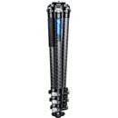 Leofoto LVM-324C 4-Section Carbon Fiber Manba Tripod with BV-15 Head System