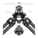 Leofoto LVC-193C Carbon Fiber Twin Leg Tripod with BV-10 Video Head