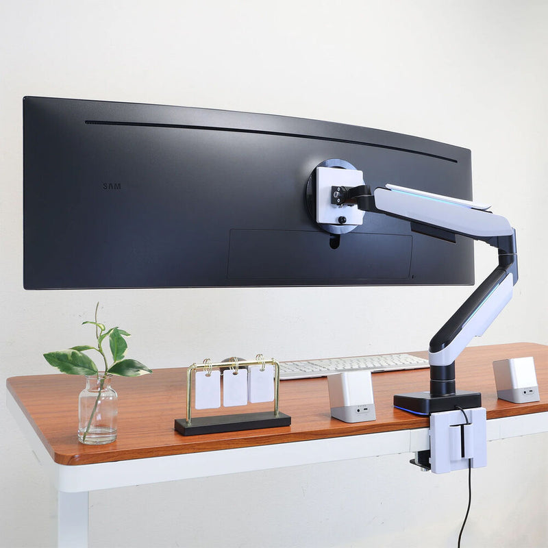 Mount-It! Heavy-Duty Single Monitor Arm for Ultrawide Screens up to 49"
