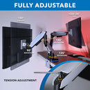 Mount-It! Heavy Duty Dual Monitor Arm for Screens up to 35"
