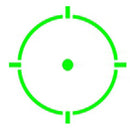 Holosun HE515GT Titanium Micro Sight (Green Circle-Dot Reticle)