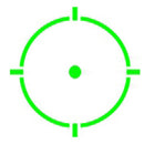 Holosun HS530C Titanium Solar Micro Sight (Green Circle-Dot Reticle)