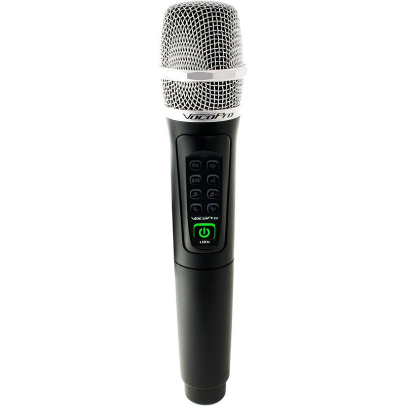 VocoPro SmartOke-Pro 100W Active 2.1 Karaoke System with Two Wireless Microphones