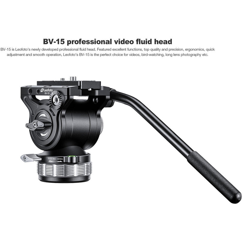 Leofoto BV-15 Fluid Tripod Head