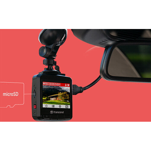Transcend DrivePro 250 1440p Dashboard Camera with 64GB microSD Card