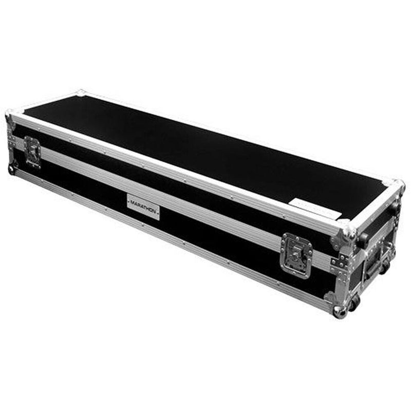 Marathon Flight Road Case for 2-Turntables in Battle Style and 19" Mixer Space
