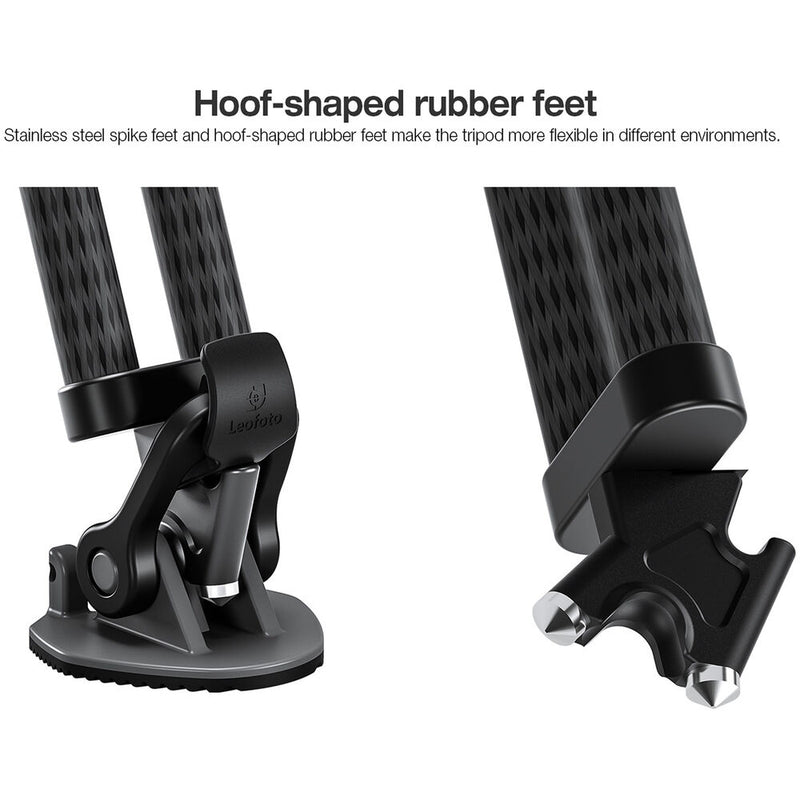 Leofoto LVC-193C Carbon Fiber Tripod with Leveling Base