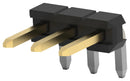 TE CONNECTIVITY 2MM-HB-S03-HT-02-H-TB Pin Header, Board-to-Board, 2 mm, 1 Rows, 3 Contacts, Through Hole Right Angle, 2MM-HB Series