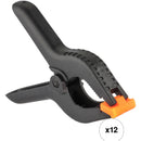 Impact ABS 6" Large Spring Clamp Kit (12-Pack)