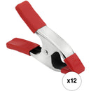 Impact 2" Steel Spring A-Clamp Kit (Red, 12-Pack)
