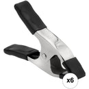 Impact 2" Steel Spring A-Clamp Kit (Black, 6-Pack)