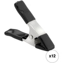 Impact 1" Steel Spring A-Clamp Kit (Black, 12-Pack)