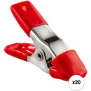 Impact 0.6" Steel Spring A-Clamp Kit (Red, 20-Pack)