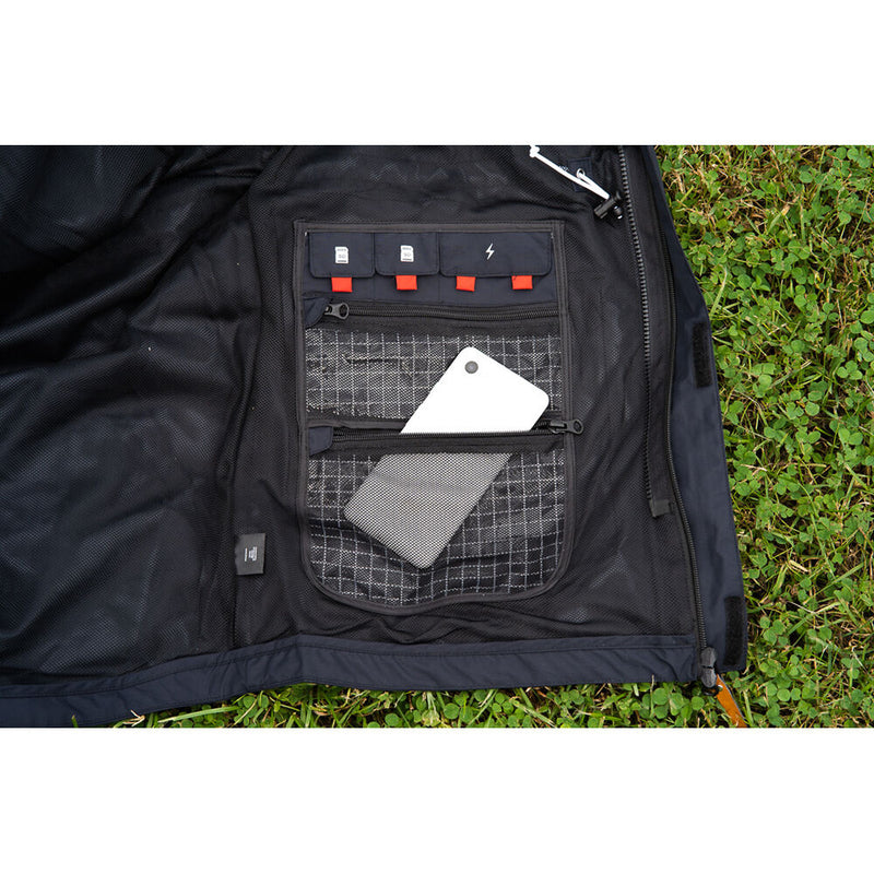 Haukland 7-in-1 Photography Jacket (Black/Blue, Men's X-Large)