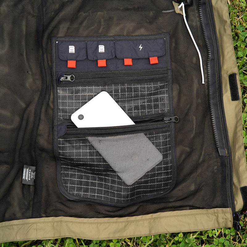 Haukland 7-in-1 Photography Jacket (Olive, Men's 4XL)